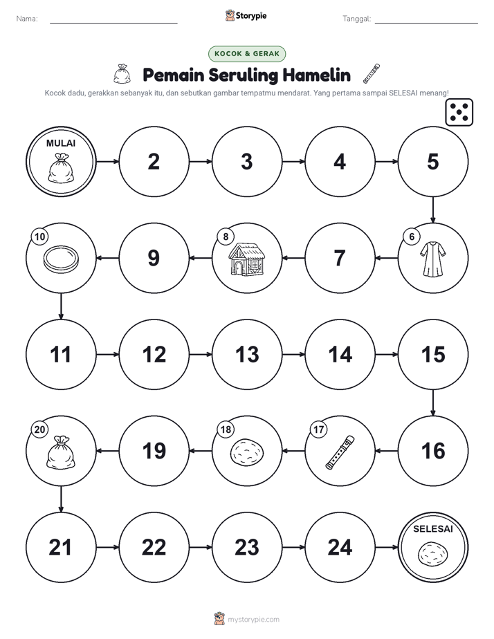 Permainan Gulung & Pindah