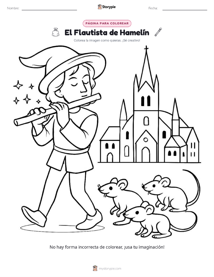 Página para Colorear