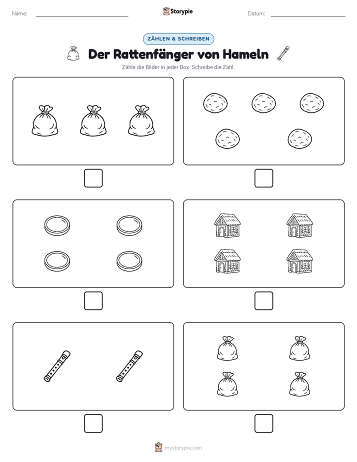 Zählen & Schreiben