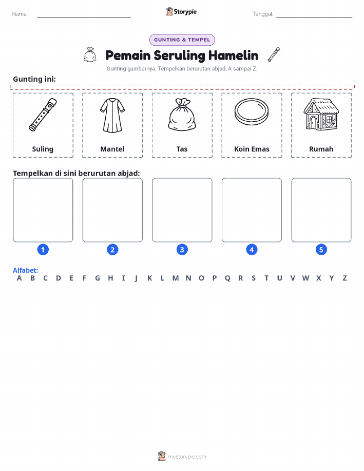 Potong & Tempel Huruf