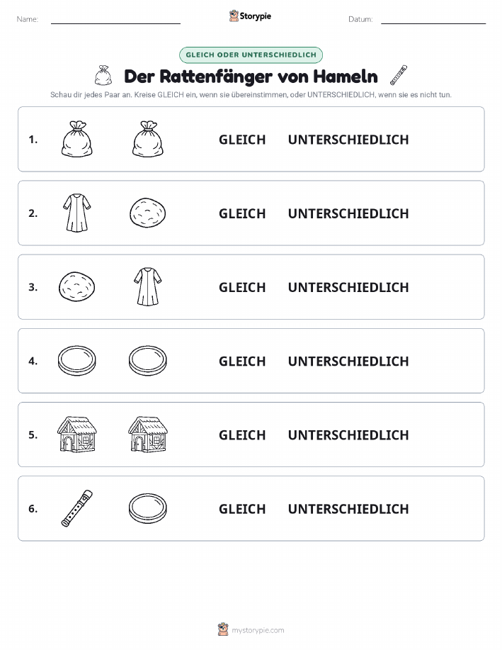 Gleich oder Anders
