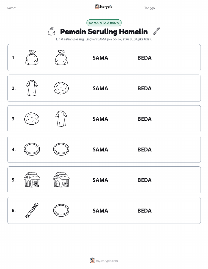 Sama atau Berbeda