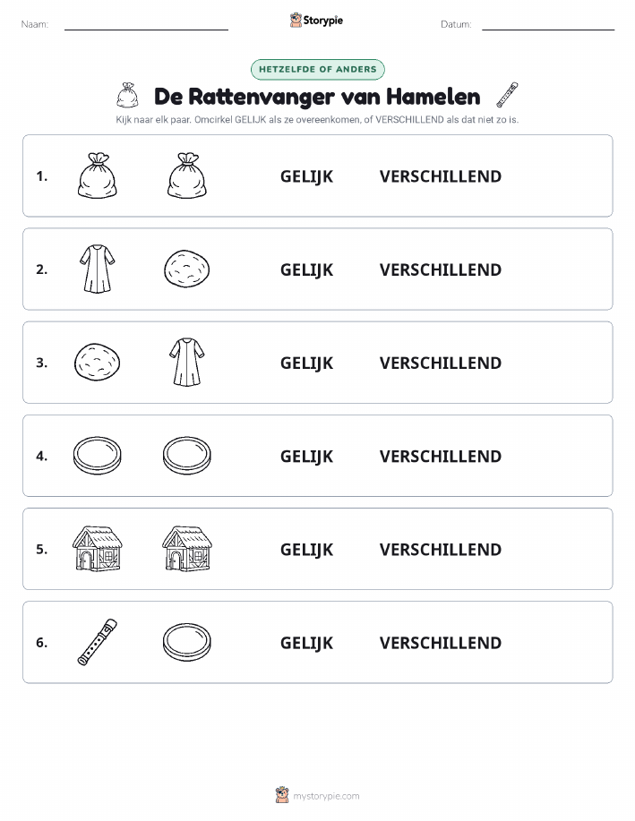 Zelfde of Verschillend