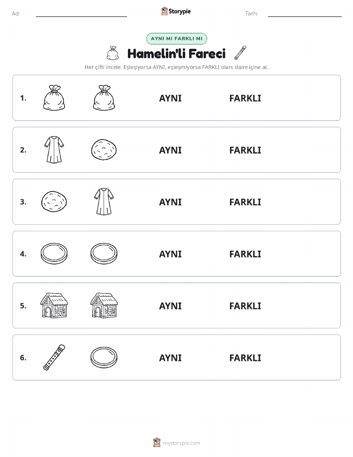Aynı mı Farklı mı