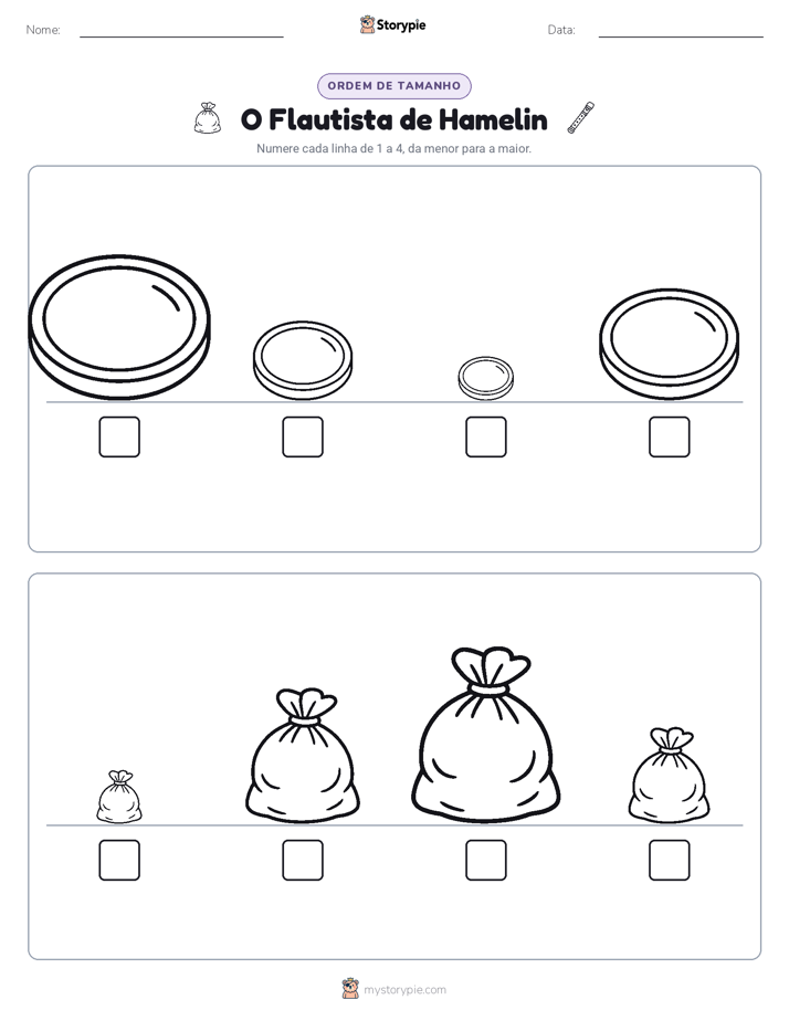 Ordem de Tamanho