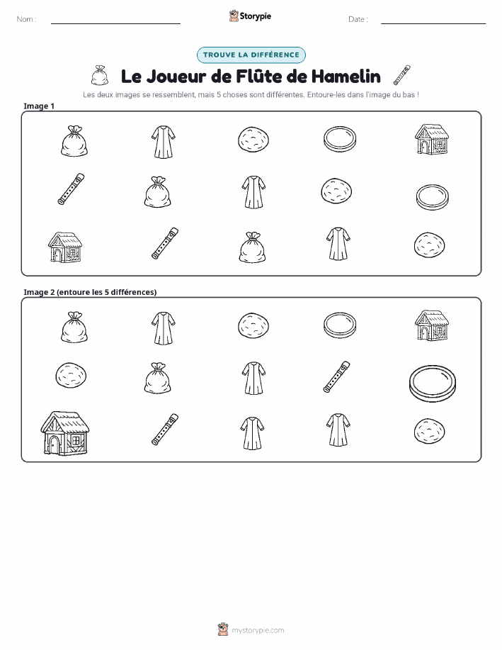 Trouvez les Différences