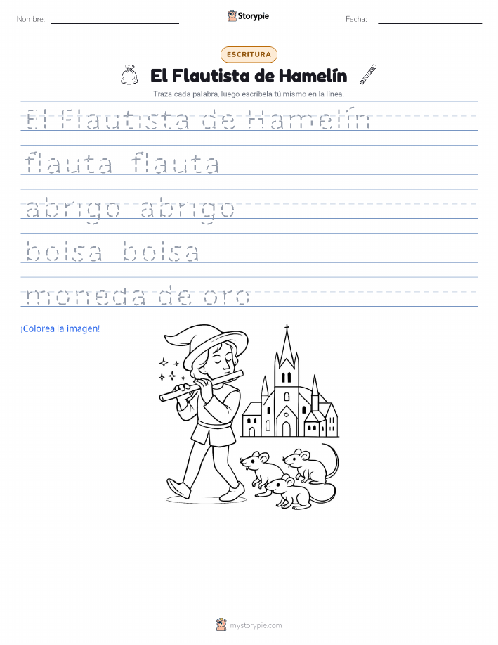 Práctica de Escritura