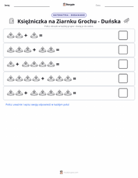 Podgląd drukowalnego arkusza ćwiczeń Księżniczka na ziarnku grochu - duńska