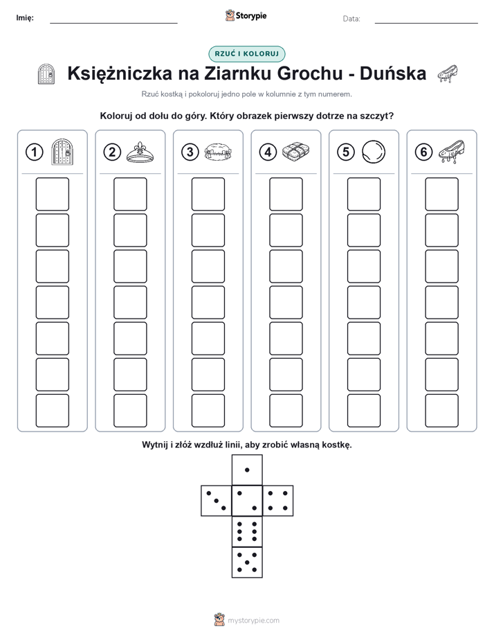 Rzuć i koloruj