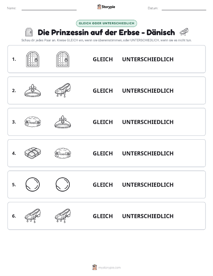 Gleich oder Anders