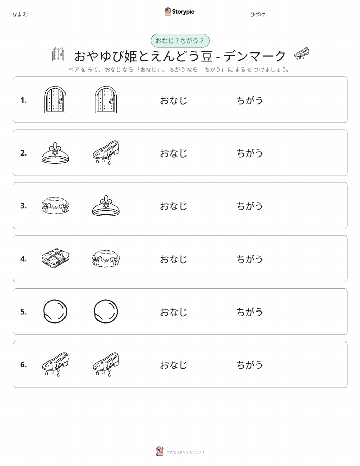 同じか違うか