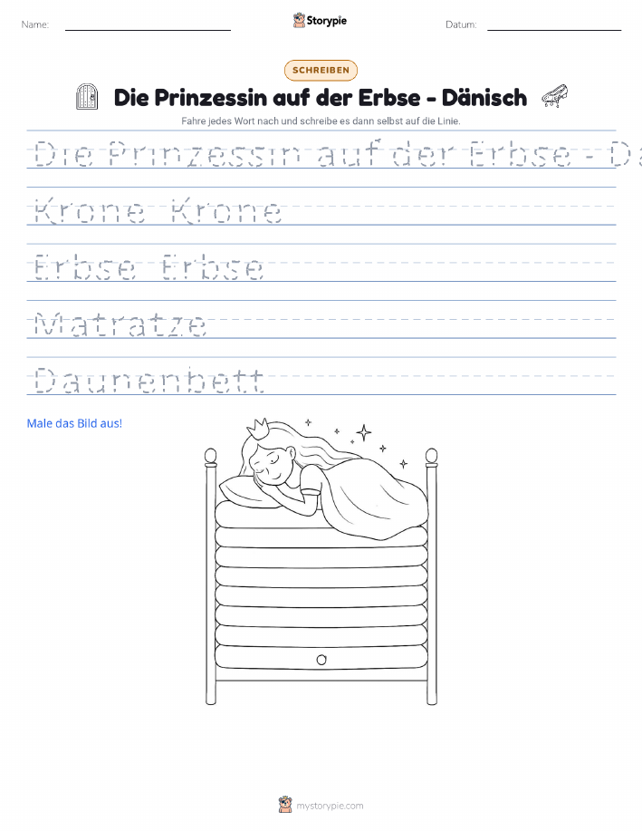 Schreibübung