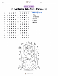 Anteprima della scheda stampabile di La Regina delle Nevi - Danese