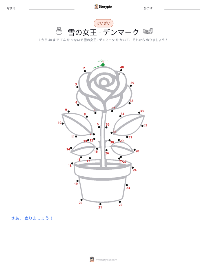 点つなぎ
