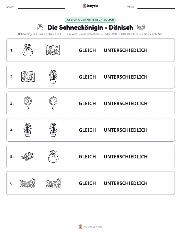 Gleich oder Anders