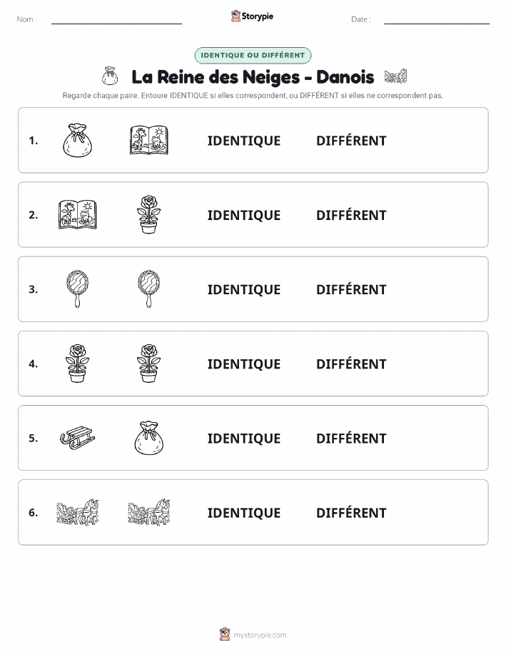 Identique ou Différent