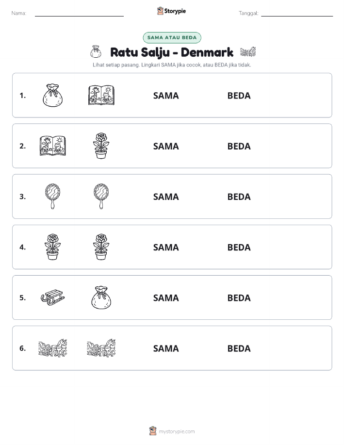 Sama atau Berbeda