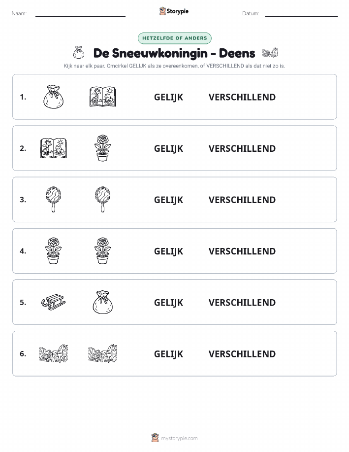 Zelfde of Verschillend