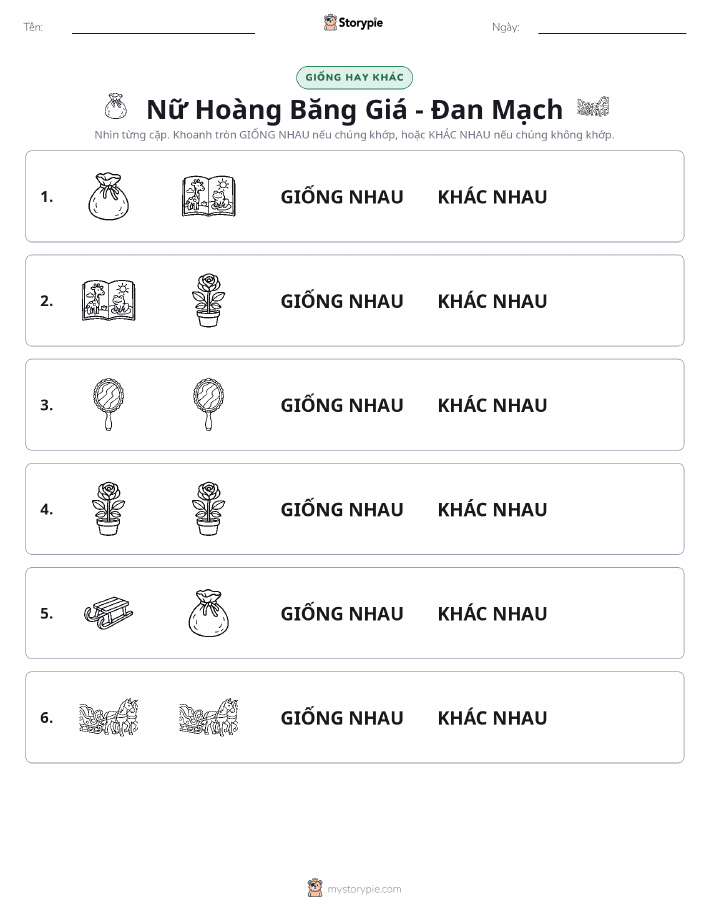 Giống Hay Khác