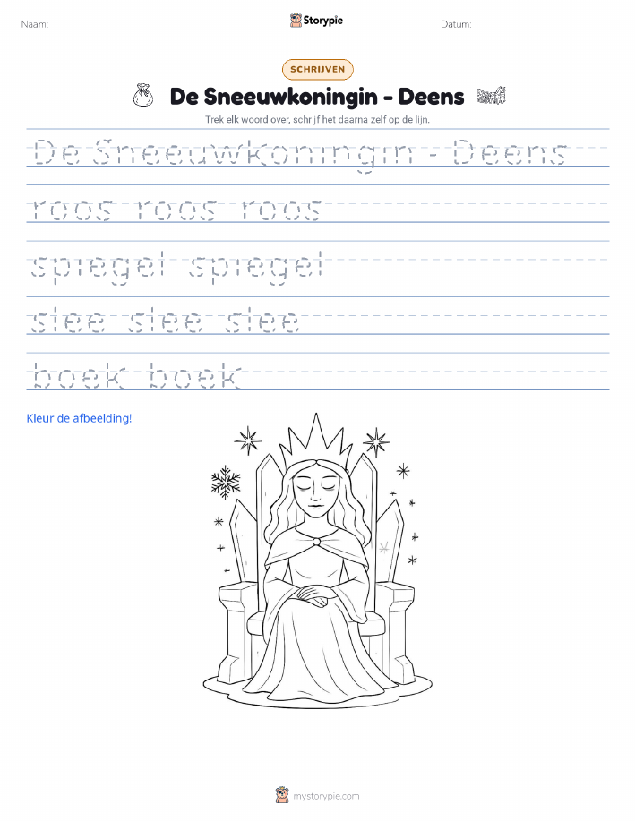 Schrijf Oefening
