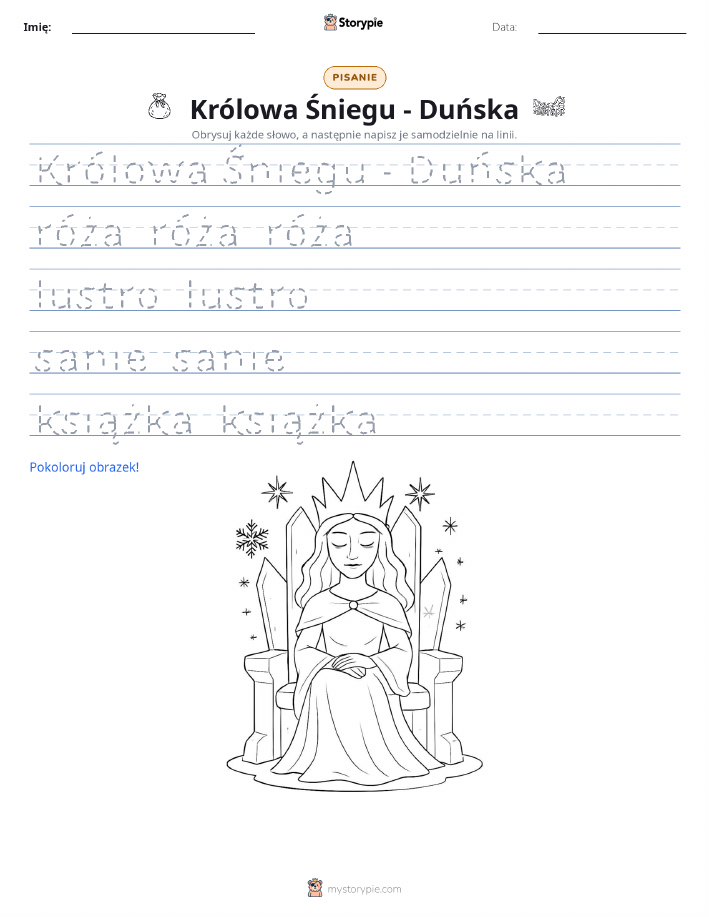 Ćwiczenie Pisania