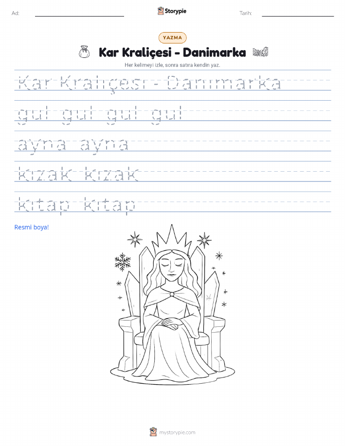 Yazma Pratiği
