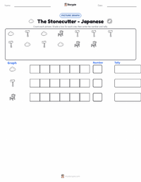 The Stonecutter - Japanese printable worksheet preview