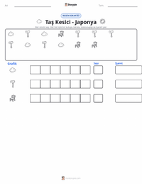 Taş Kesici - Japon yazdırılabilir çalışma sayfası önizlemesi