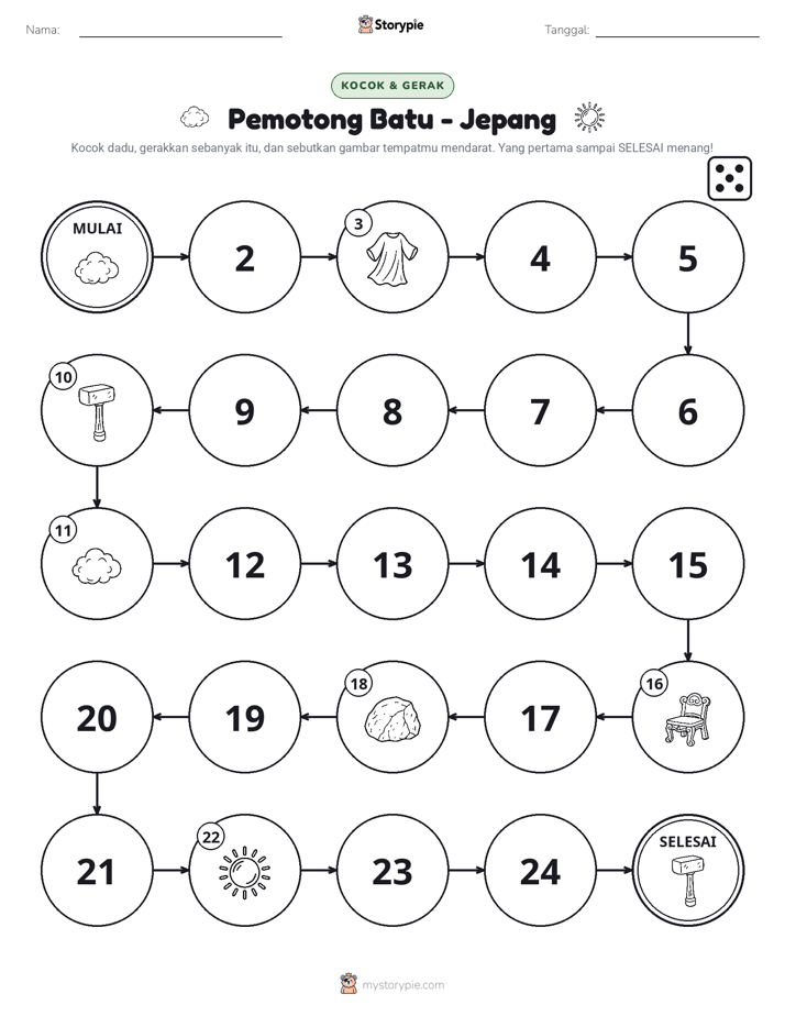 Permainan Gulung & Pindah