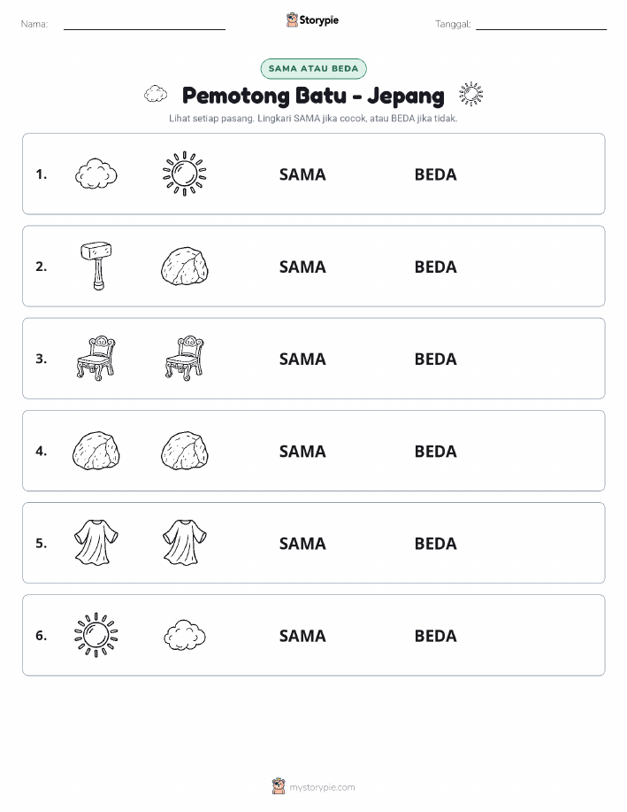Sama atau Berbeda