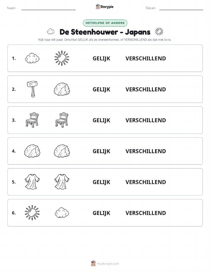 Zelfde of Verschillend