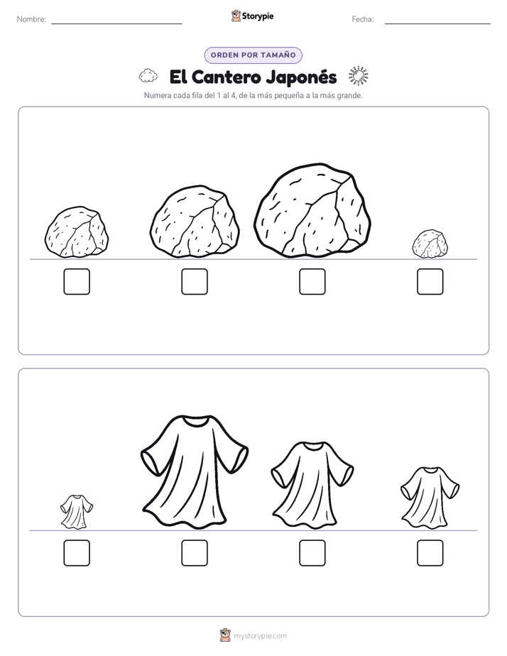 Orden de Tamaños