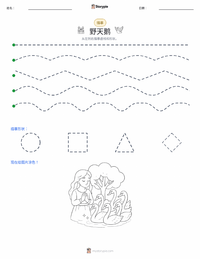 野天鹅 - 丹麦 可打印工作表预览