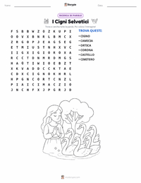 Anteprima della scheda stampabile di I cigni selvatici - Danese