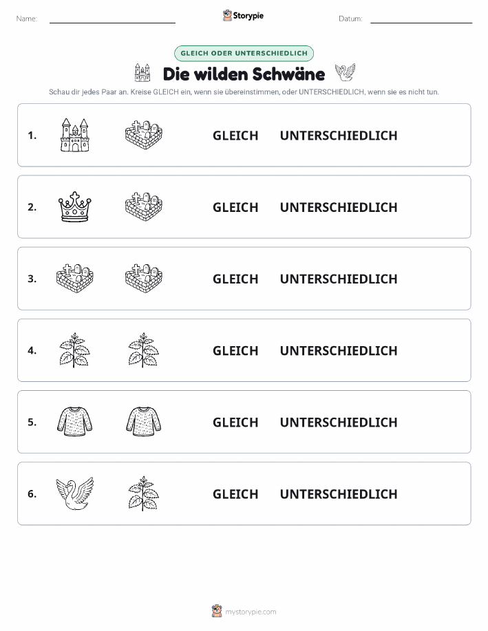 Gleich oder Anders
