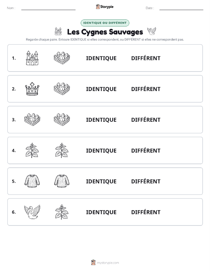 Identique ou Différent