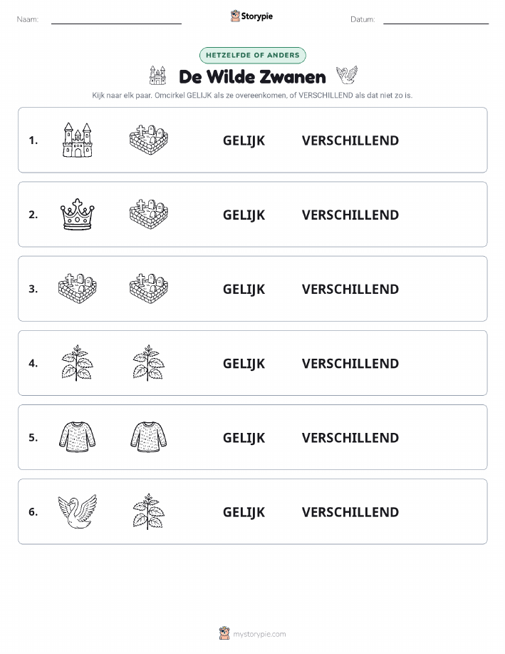 Zelfde of Verschillend