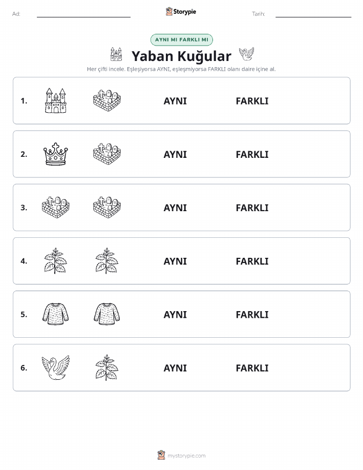 Aynı mı Farklı mı