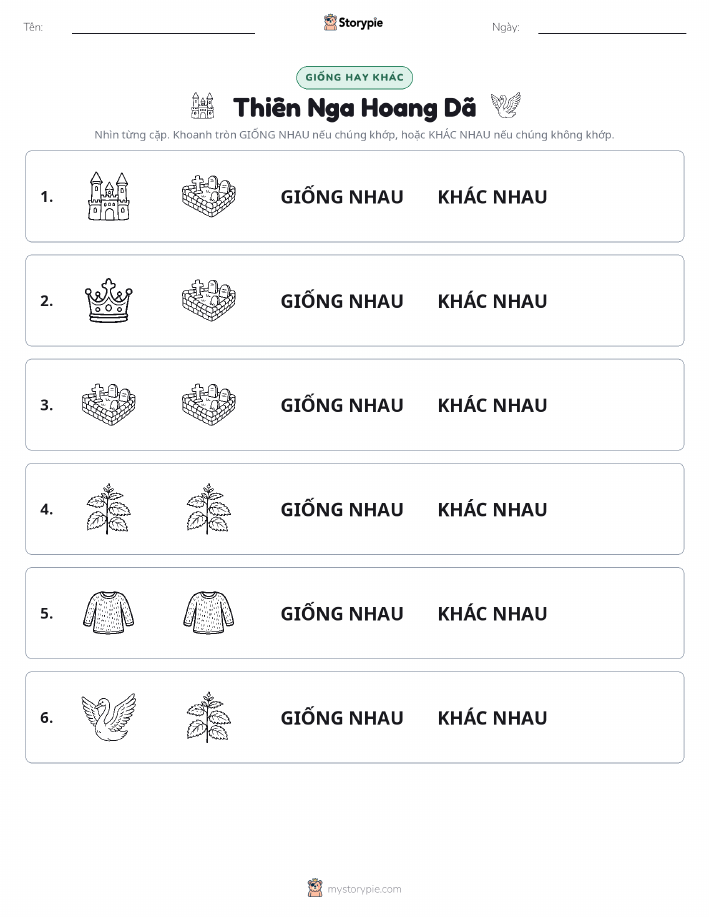 Giống Hay Khác