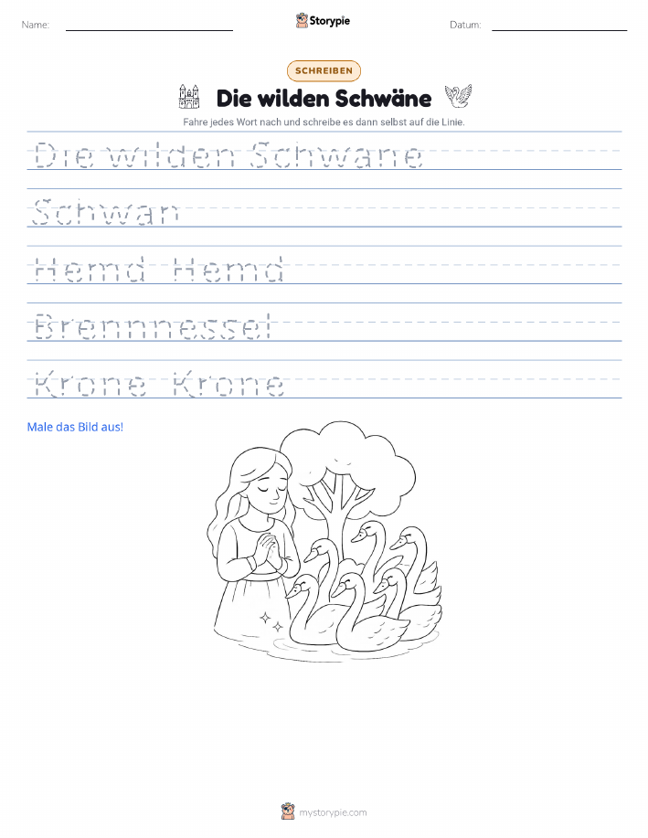 Schreibübung