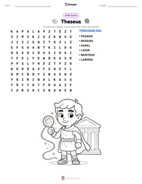 Prabaca lembar kerja cetak Theseus