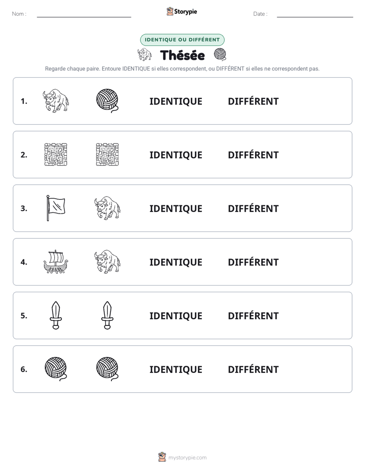 Identique ou Différent