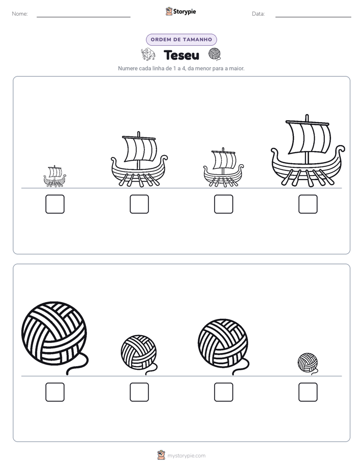 Ordem de Tamanho