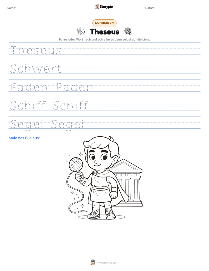 Schreibübung