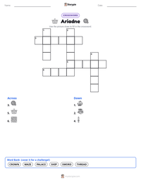 Ariadne printable worksheet preview
