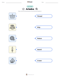 Ariadne printable worksheet preview