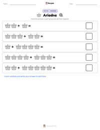 Ariadne printable worksheet preview