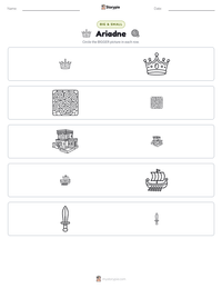 Ariadne printable worksheet preview