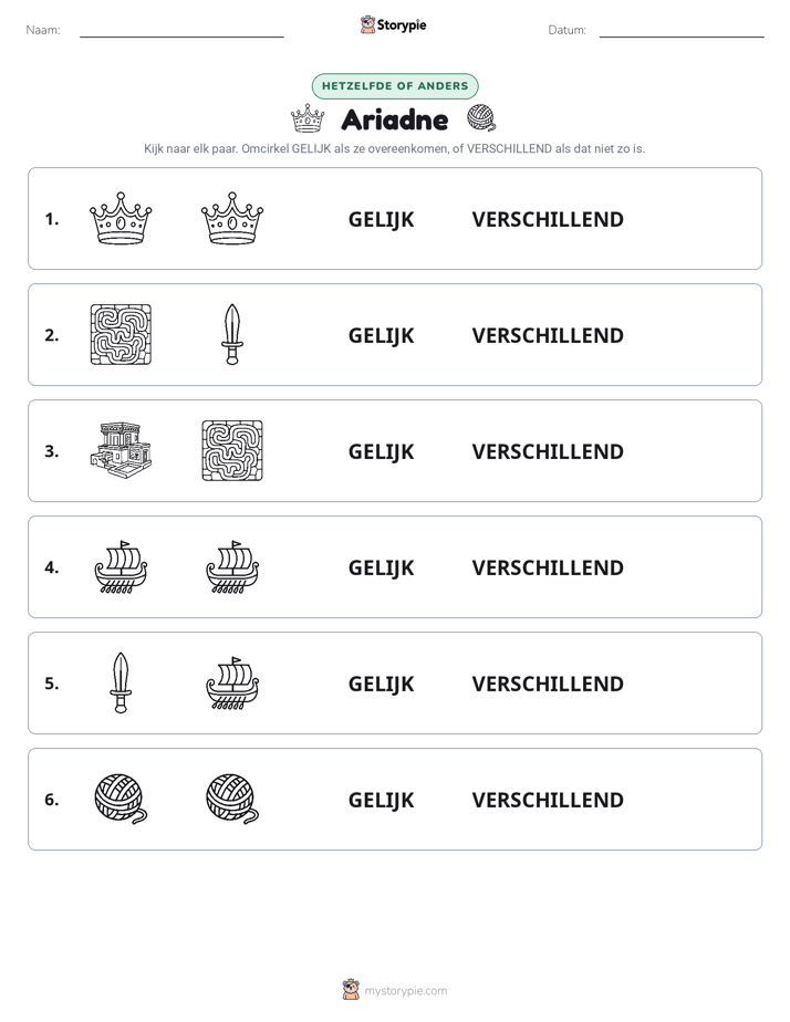Zelfde of Verschillend