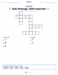 Anteprima della scheda stampabile di Isola della Tartaruga - Nativi Americani